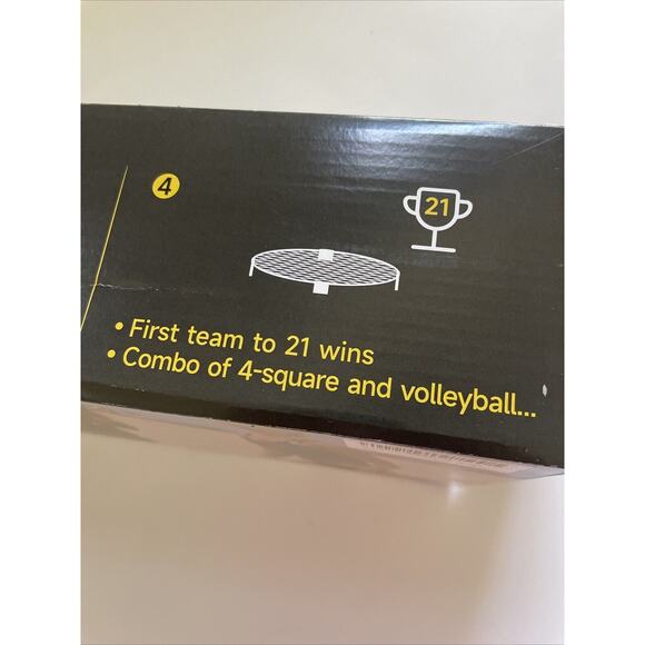 Fasies Roundnet Game Set Includes 3 Balls Net and Bag Open Box FUN OUTDOOR GAME - Picture 11 of 11